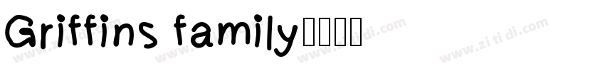 Griffins family字体转换